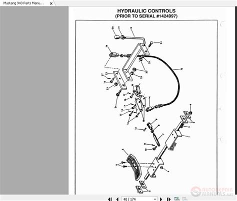 mustang skid steer parts catalog